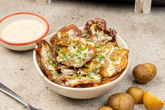 Smashed Crispy Potato Salad