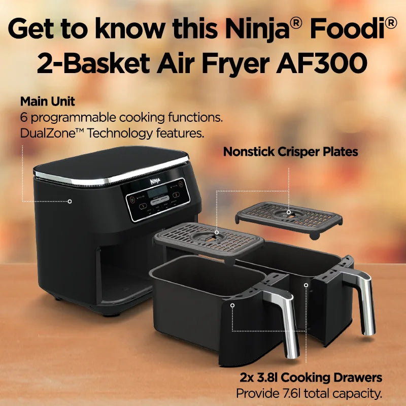 Ninja Dual Zone Air Fryer (AF300)