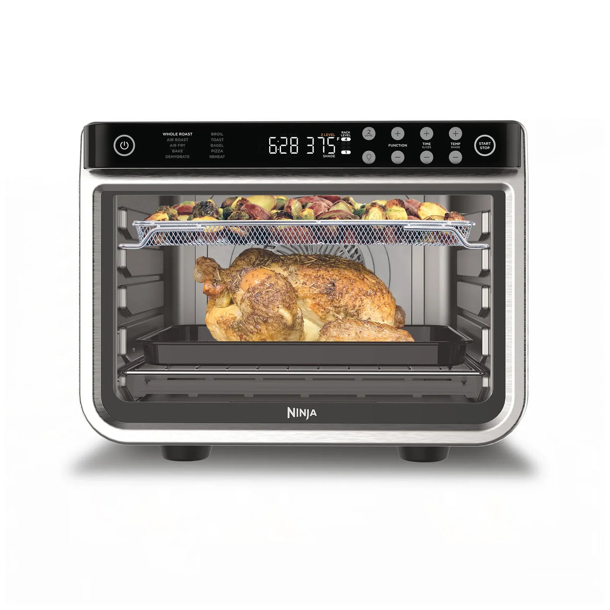 ninja-foodi-xl-air-fry-oven-with-sample-food-content-full-view-sharkninja-philippines