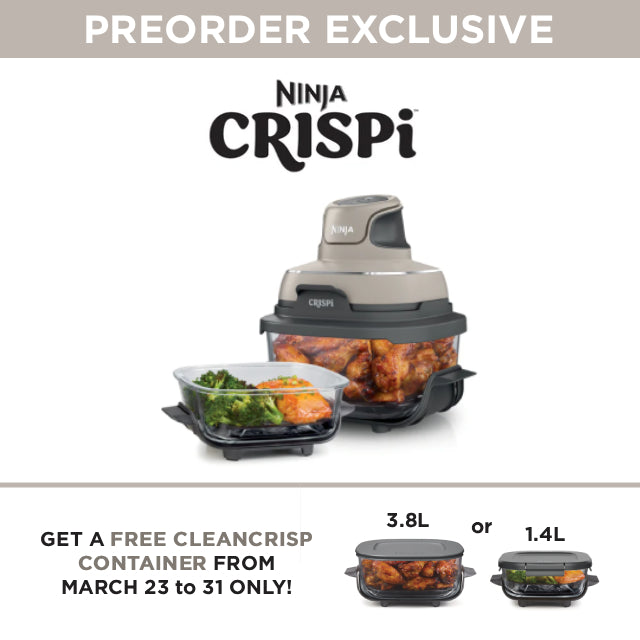 Ninja Crispi® 4-in-1 Portable Glass Air Fryer