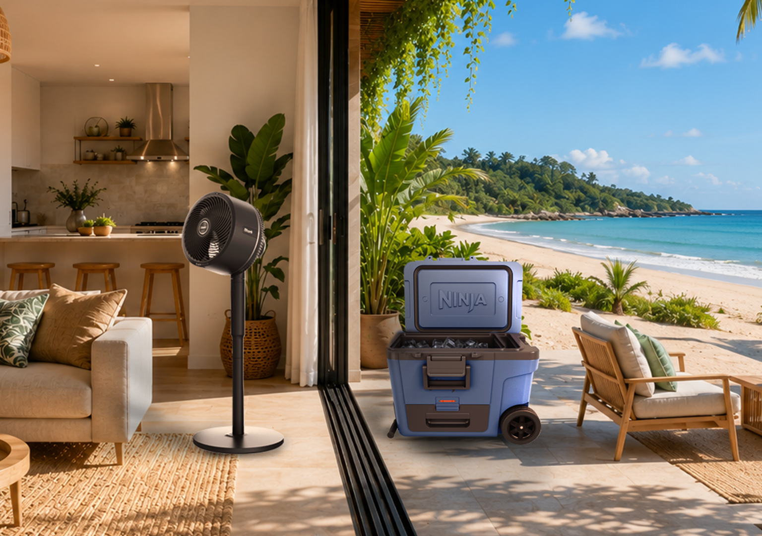 Take Summer Anywhere with Shark FlexBreeze and Ninja FrostVault