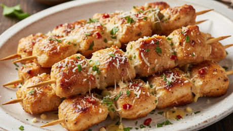 AIR FRYED CHICKEN SKEWERS