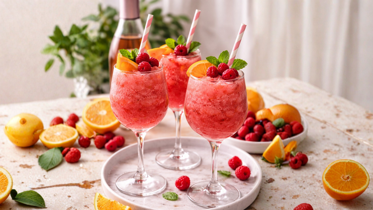 Quick Orange & Sparkling Rosé Slush Recipe l Ninja Kitchen Philippines ...