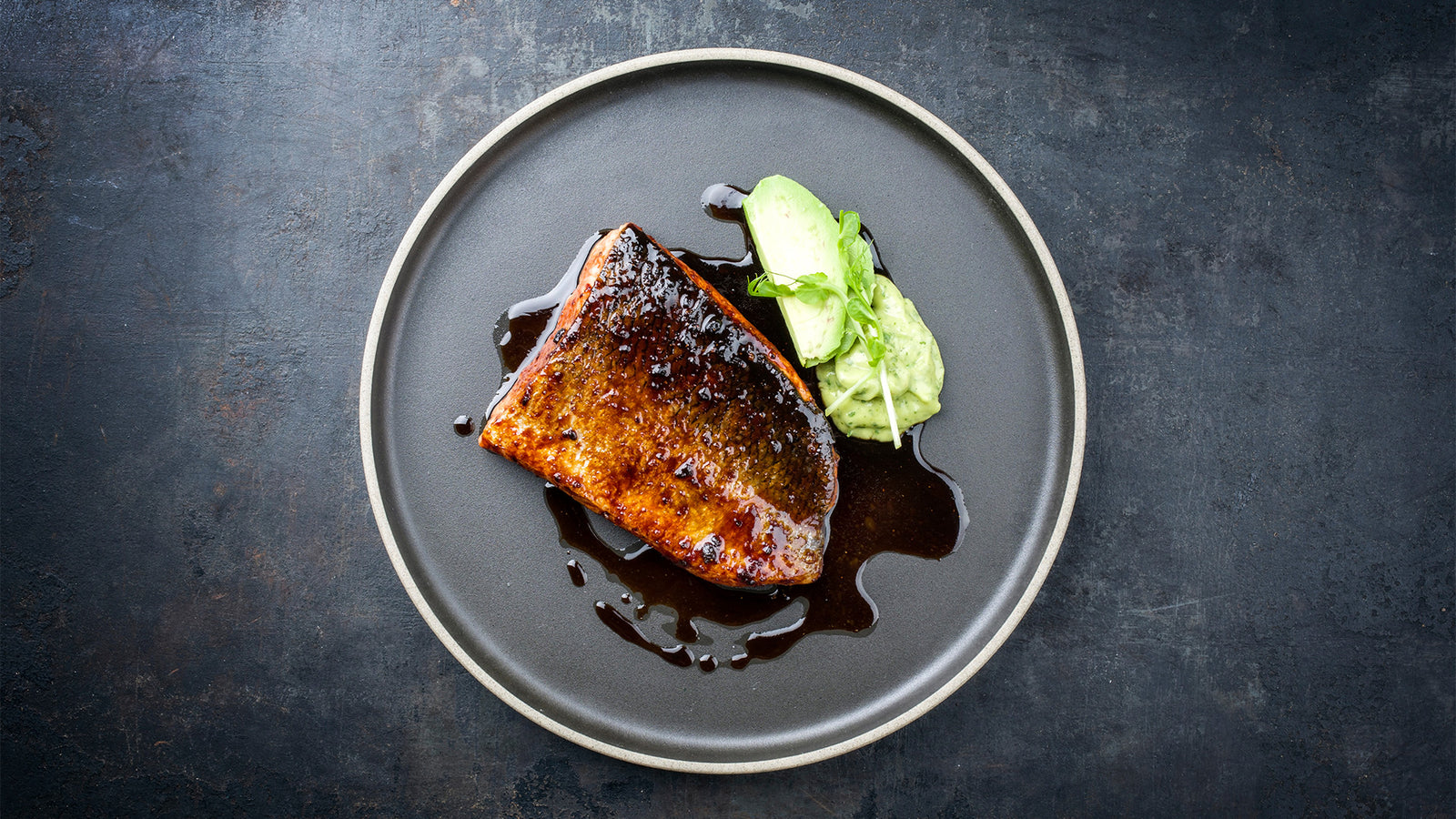 AIR FRYED HONEY-GLAZED SALMON