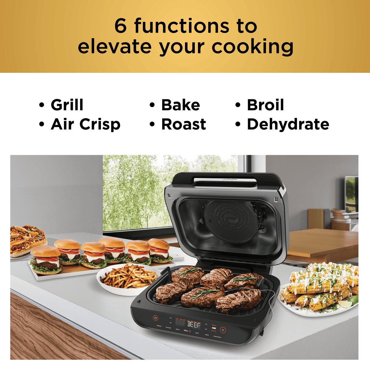 Ninja Foodi Smart XL Grill & Air Fryer (AG551PH)