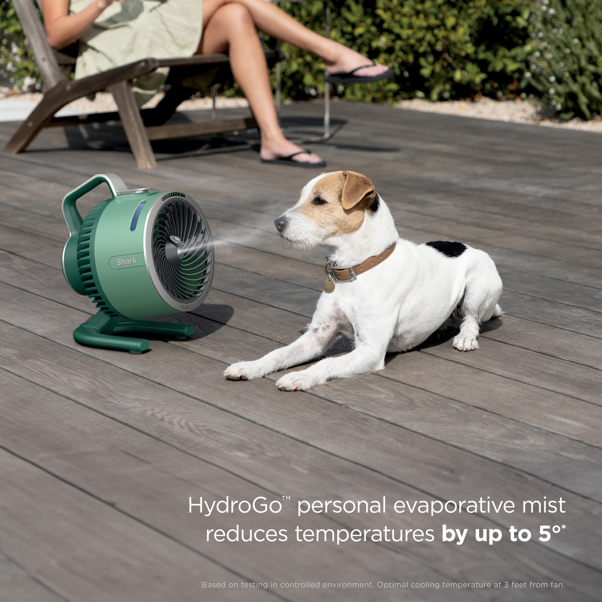 Shark FlexBreeze HydroGo™ Portable Misting Fan