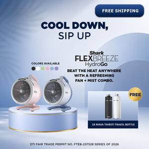 Shark FlexBreeze HydroGo™ Portable Misting Fan