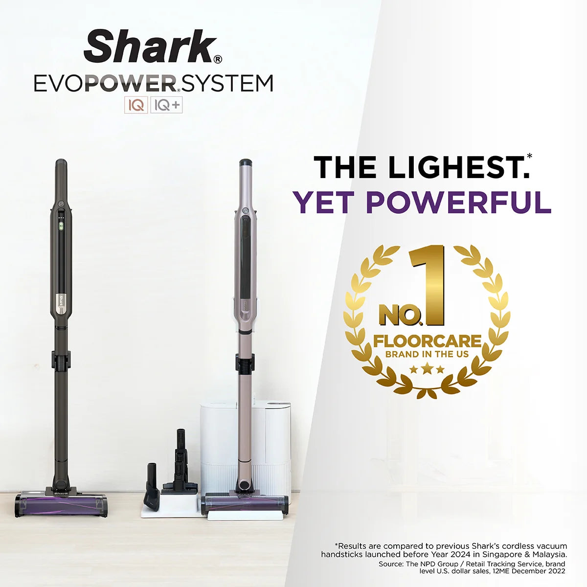 Shark EvoPower System IQ+ Auto Empty Dock Wireless Vacuum l Shark EvoPower System IQ+ Auto Empty Dock Wireless Vacuum l