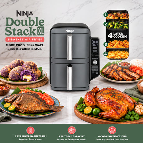 Ninja DoubleStack XL 2-Basket Air Fryer