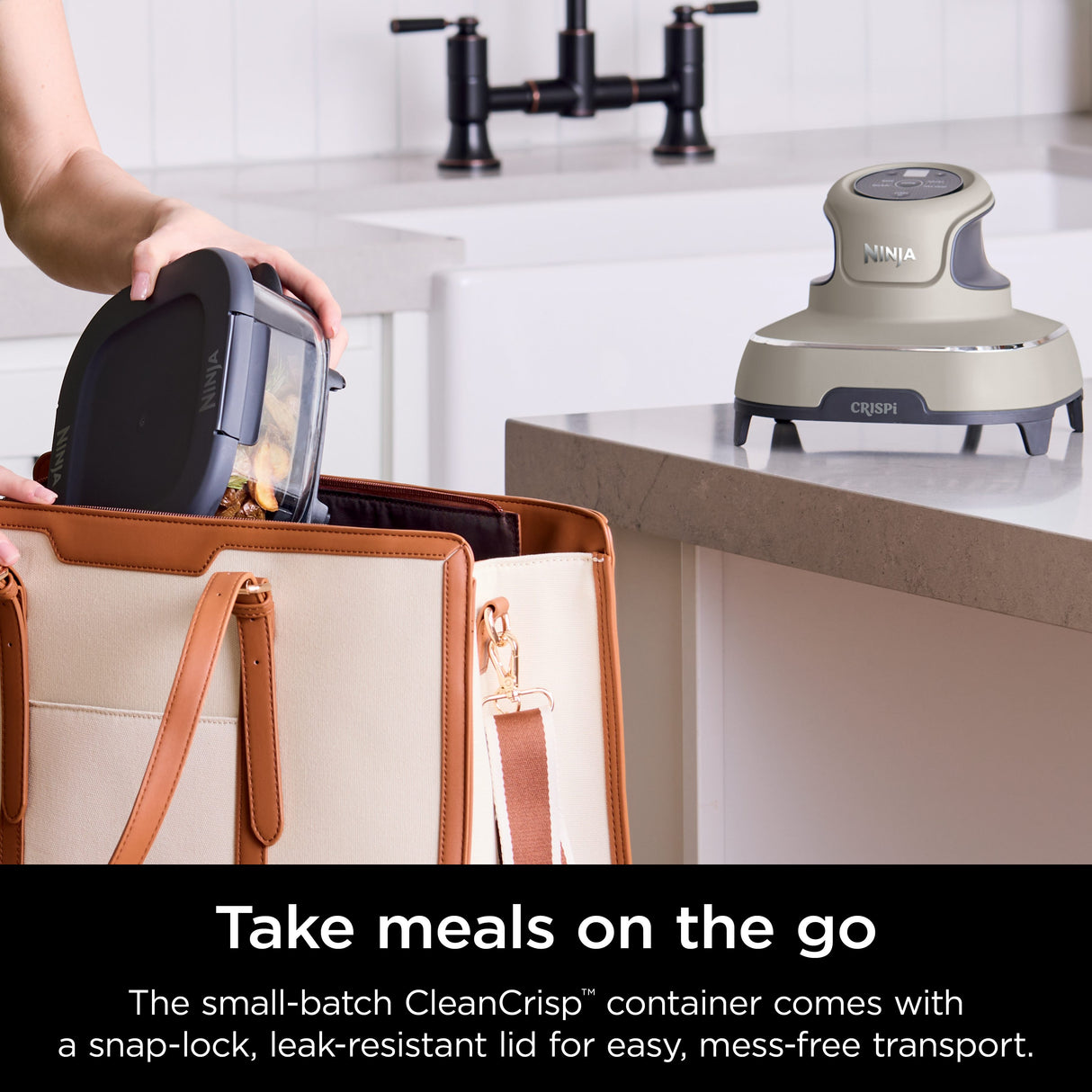 Ninja Crispi® 4-in-1 Portable Glass Air Fryer