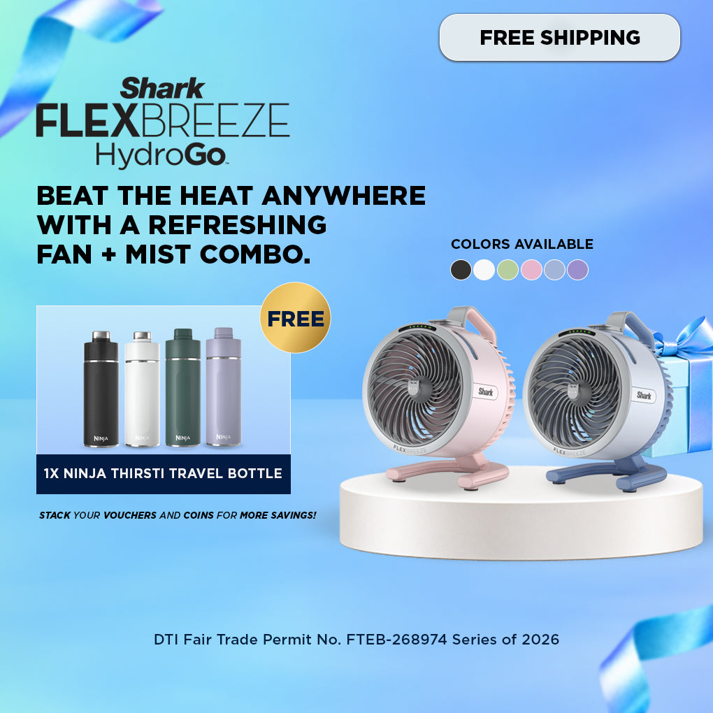 Shark FlexBreeze HydroGo™ Cordless Misting Fan