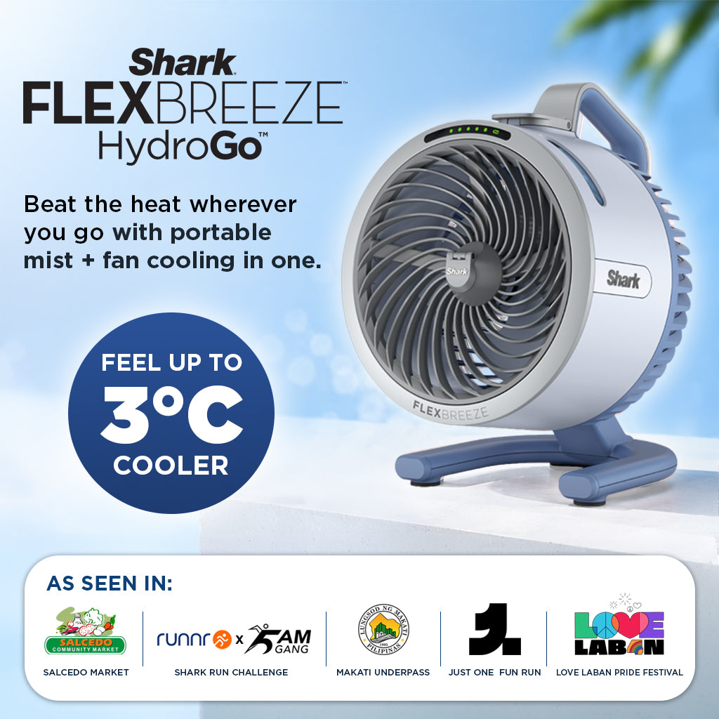 Shark FlexBreeze HydroGo™ Portable Misting Fan