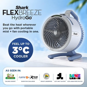 Shark FlexBreeze HydroGo™ Portable Misting Fan