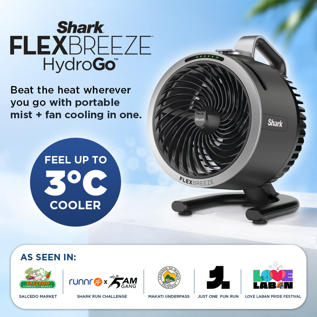 Shark FlexBreeze HydroGo™ Portable Misting Fan