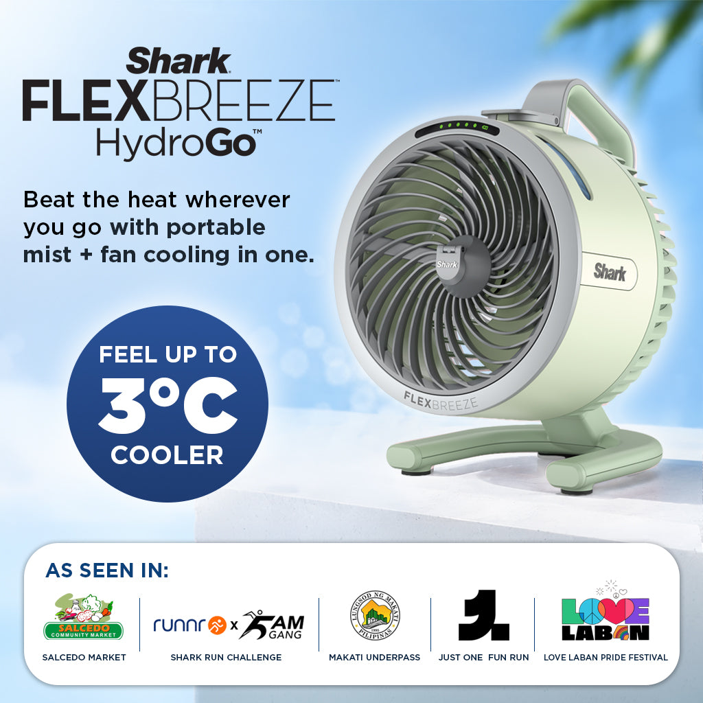Shark FlexBreeze HydroGo™ Portable Misting Fan – Shark Ninja
