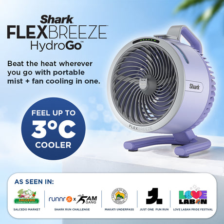 Shark FlexBreeze HydroGo™ Portable Misting Fan