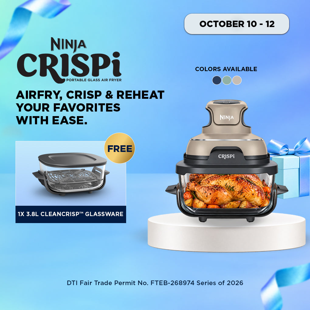 Ninja Crispi® 4-in-1 Portable Glass Air Fryer